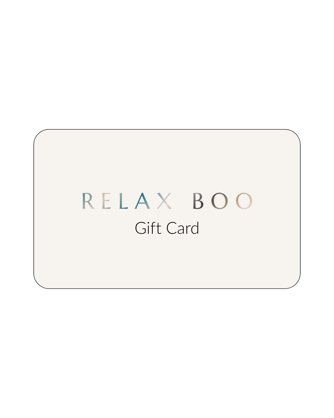Relax Boo Gift Card